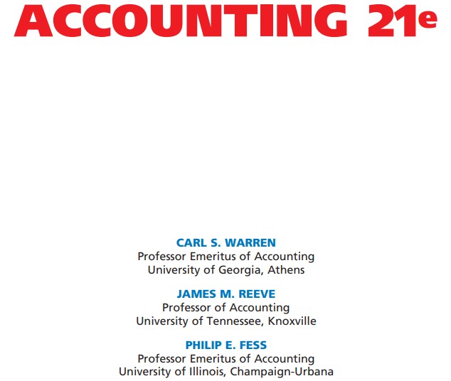 Financial Accounting 